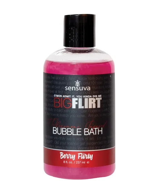 Sensuva Dildos Sensuva Big Flirt Pheromone Bubble Bath Sensuva Dildos Sensuva Big Flirt Pheromone Bubble Bath