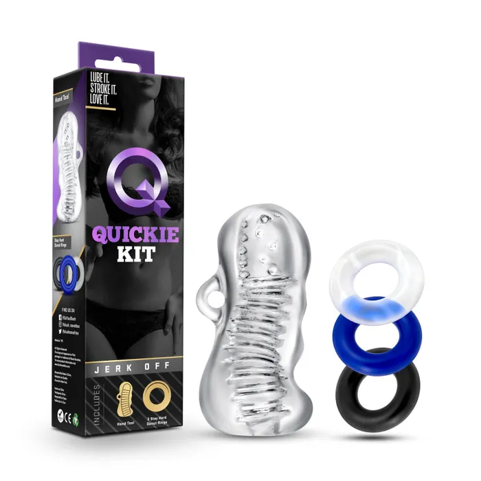 Anal Blush Novelties Quickie Kit Jerk Off Clear Anal Blush Novelties Quickie Kit Jerk Off Clear