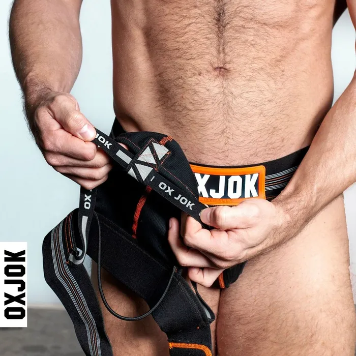 OXJok Anal Slingjock Upthrust SliderStrap Jock Black Iron Xl OXJok Anal Slingjock Upthrust SliderStrap Jock Black Iron Xl